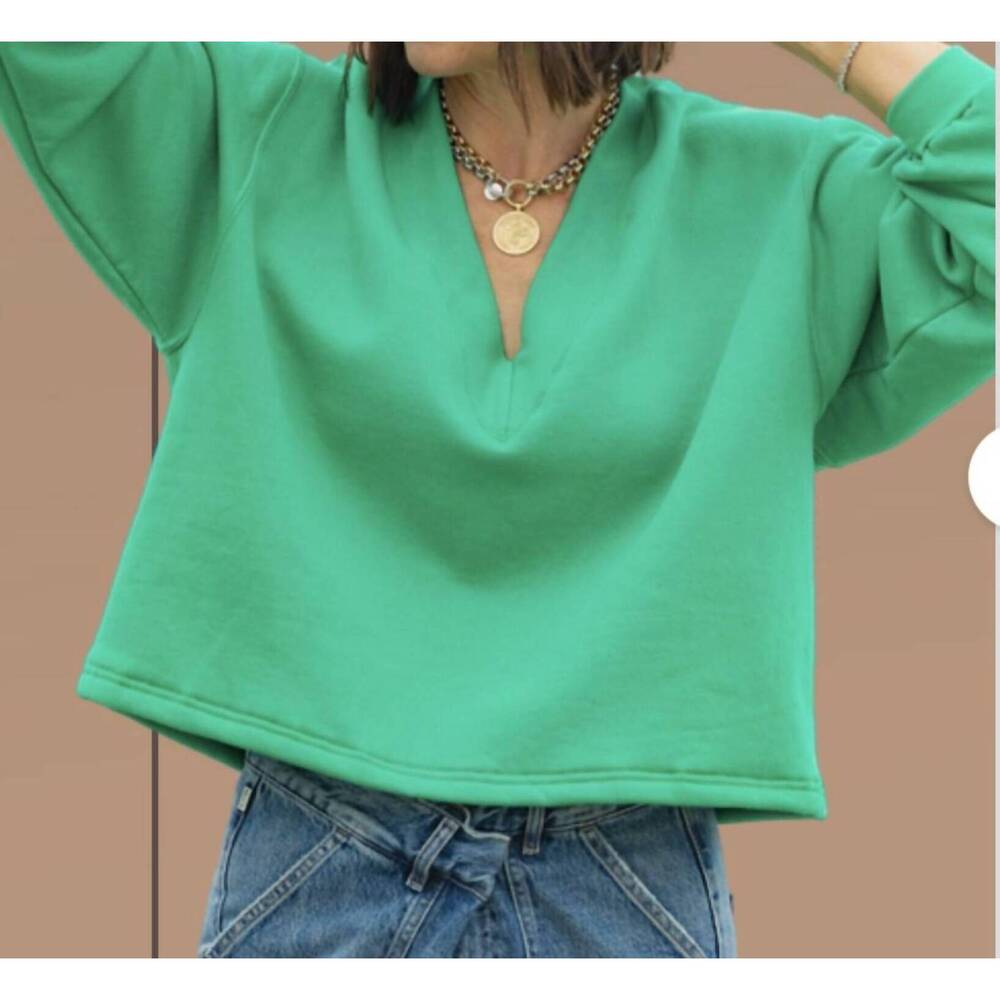 NEW SHOP KMJ tucker sweatshirt in green